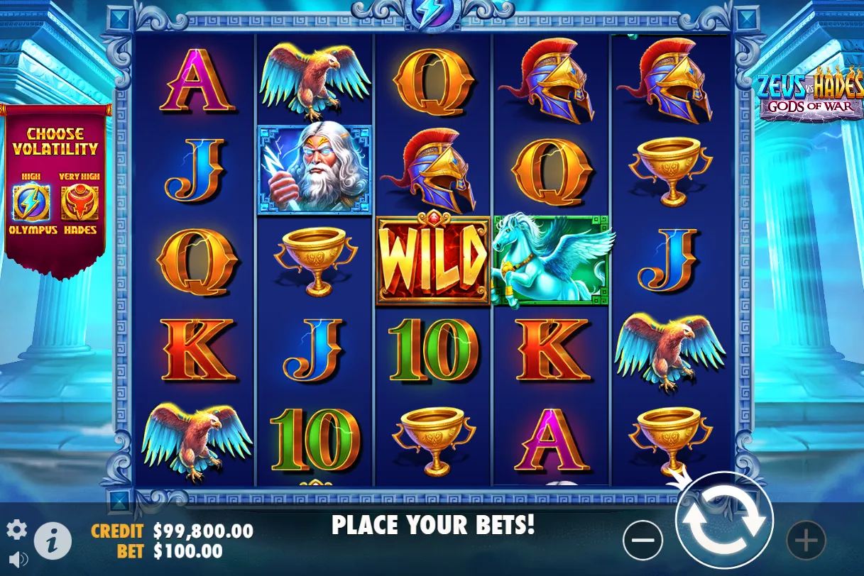 Zeus vs Hades - Gods of War Slot